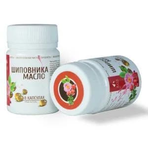 3 упаковки на курс, R.O.S Рось, Шиповника масло (Капсула) 100% натуральное, нерафинированное,100 капсул по 0,2 гр
