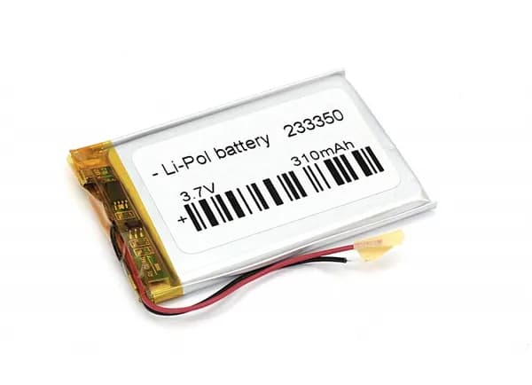 Аккумулятор Li-Pol (батарея) 2.3*33*50mm 2pin 3.7V/310mAh