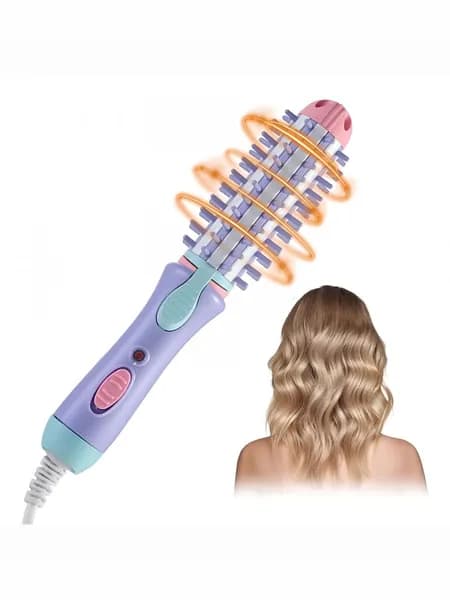 HIBIBUD Мини плойка 2-в-1 с вращающимся корпусом для коротких волос.