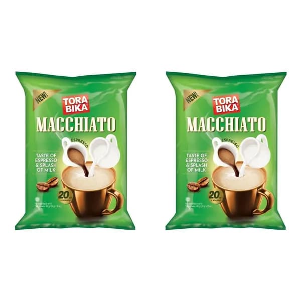 Torabika кофейный напиток Macchiato, 5 пакетиков по 24 г, 2 шт