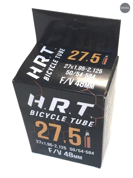 Камера велосипедная H.R.T. 27,5x1,95-2,125, спорт. ниппель 48мм