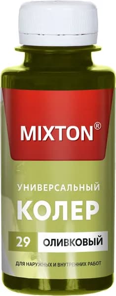 Колер для краски MIXTON / Микстон паста универсальная, цвет 29 оливковый, 0.1л / строительство и ремонт