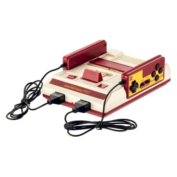 Игровая приставка Retro Genesis 8 Bit Classic + 450 игр (AV кабель, 2 проводных джойстика)