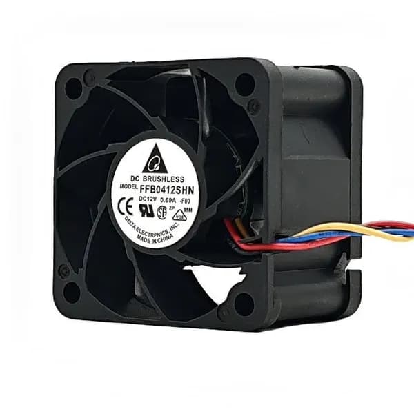 Вентилятор промышленный Delta FFB0412S 40x40x28mm 12V PWM с двойным шарикоподшипником высокая скорость и давление для серверов