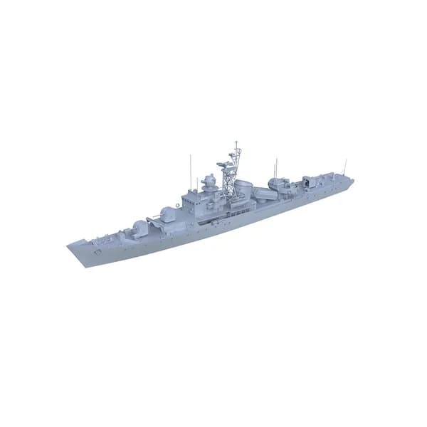 Военная модель, масштаб 1:700 китайский фрегат типа Чэнду (проект 6601, ватерлиния)
