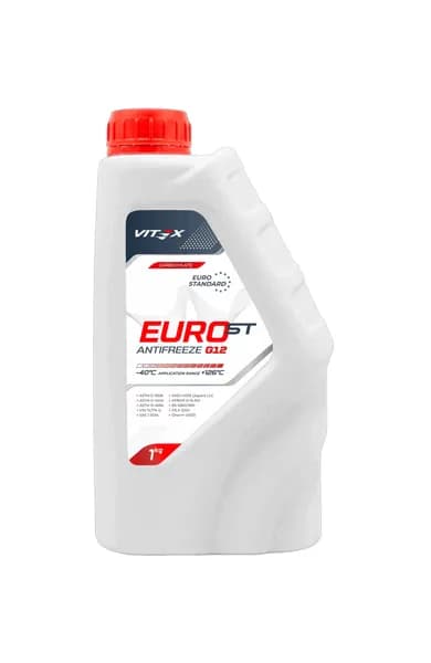 Антифриз Vitex EURO ST G12 красный (1кг)