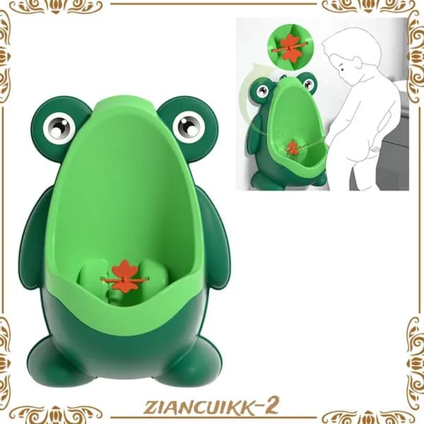Унитаз для мальчика, стеновой горшок Frog, простой в установке и уходе, игровая функция