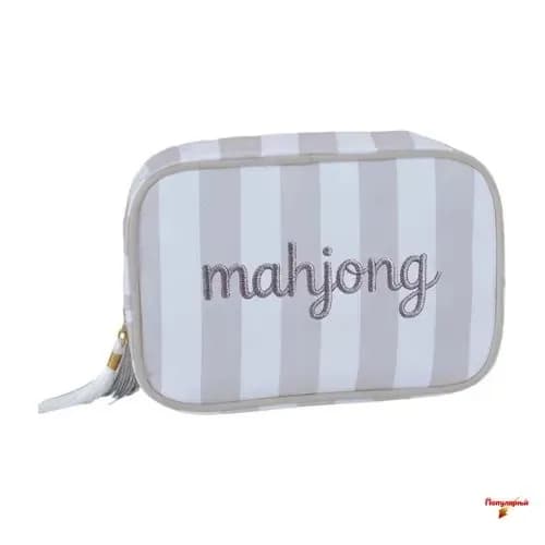 Прочный матерчатый чехол для маджонга, Серый