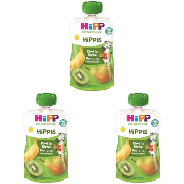 Фруктовое пюре HiPP Киви-Банан-Груша 100г 3 шт.