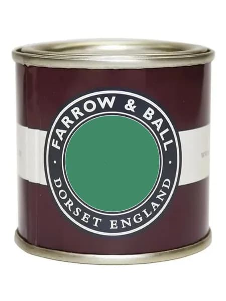 Краска для мебели и декора ультраматовая, меловая краска Farrow & Ball Estate Emulsion цвет W50 Verdigris Green, 100 мл