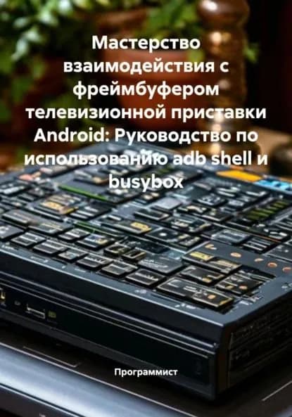 Мастерство взаимодействия с фреймбуфером телевизионной приставки Android: Руководство по использованию adb shell и busybox | Программист | Электронная книга