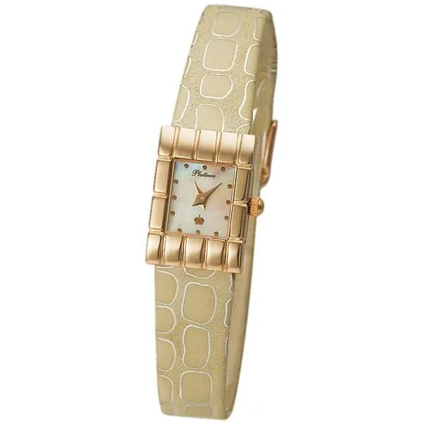 Женские золотые часы Platinor Линда, арт. 90150.301