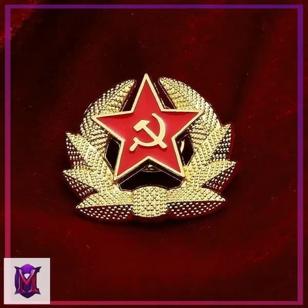 Кокарда Советской Армии со звездой