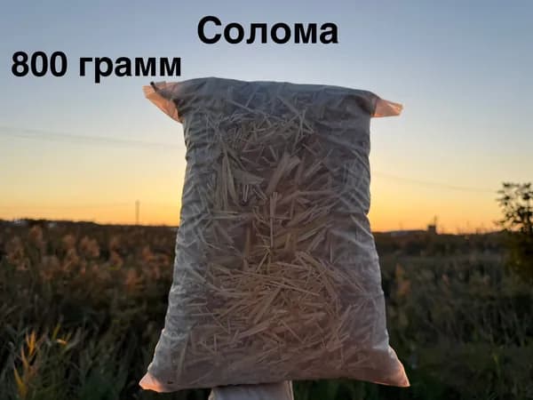 Солома для подстилки, 800 грамм