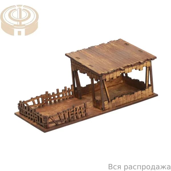 Модель деревянного дома 1/72, несобранный комплект для самостоятельной сборки, архитектурный макет