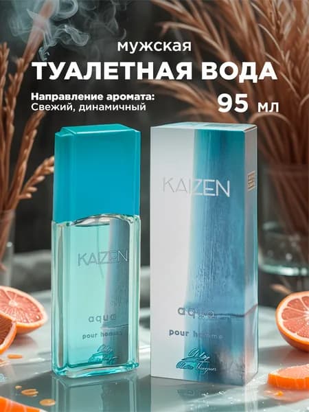 Alain Aregon Туалетная вода мужская Kaizen Aqua 95мл