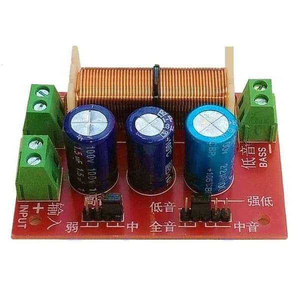 Подходит для двухканального динамика DIY400W с высоким и низким двусторонним звуком, полнодиапазонного разделителя динамиков