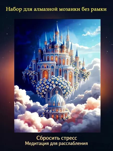 1 комплект DIY 5D-рисунок из алмазов без рамки