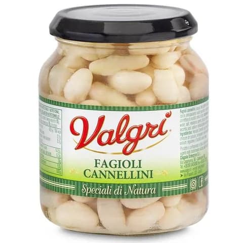 Valgri Фасоль белая Каннеллини консервированная 350г
