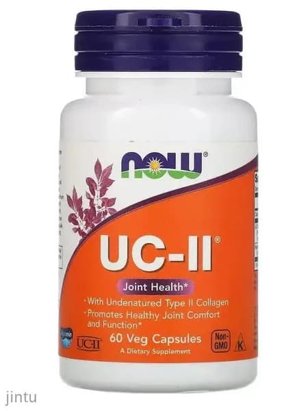 Коллаген 2 типа неденатурированный NOW Collagen UC-II, 60 растительных капсул, для связок, суставов, хрящей, кожи