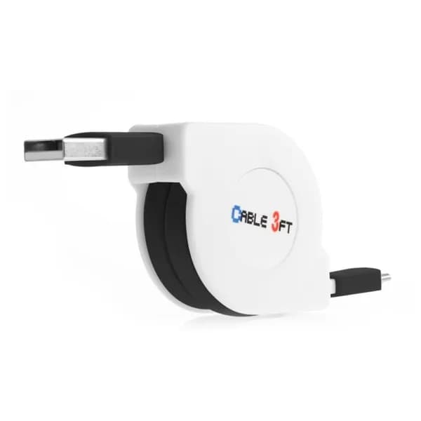 (1 штука) Выдвижной кабель для передачи данных USB-TYPE C-черный
