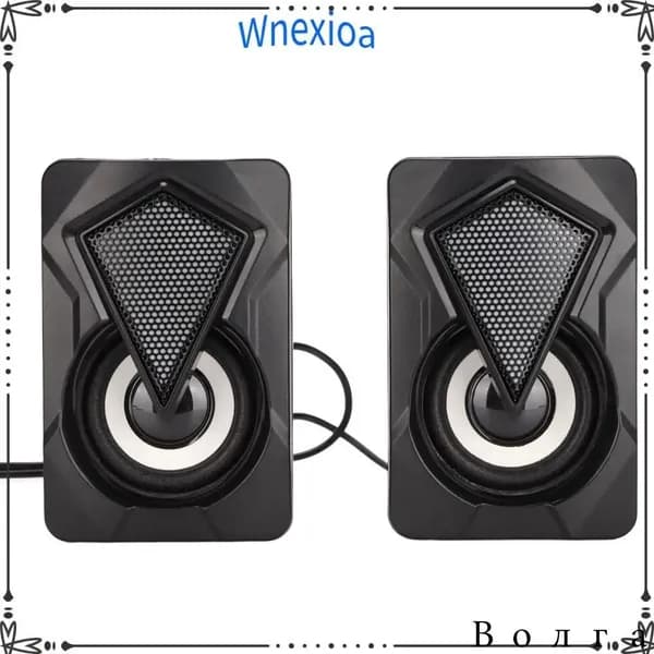 Проводные колонки, Легко подключаемые, Для музыки и игр