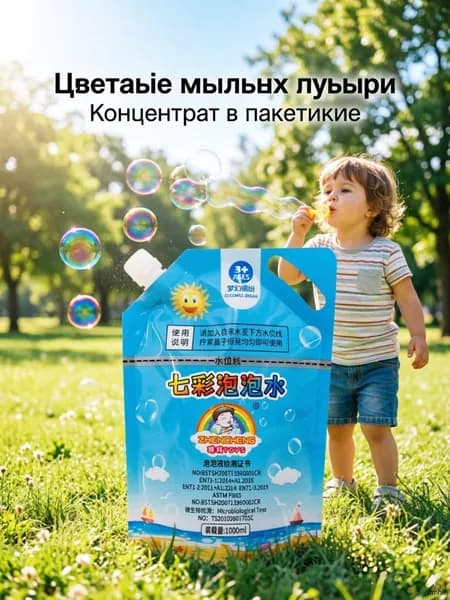 Раствор для мыльных пузырей Премиум