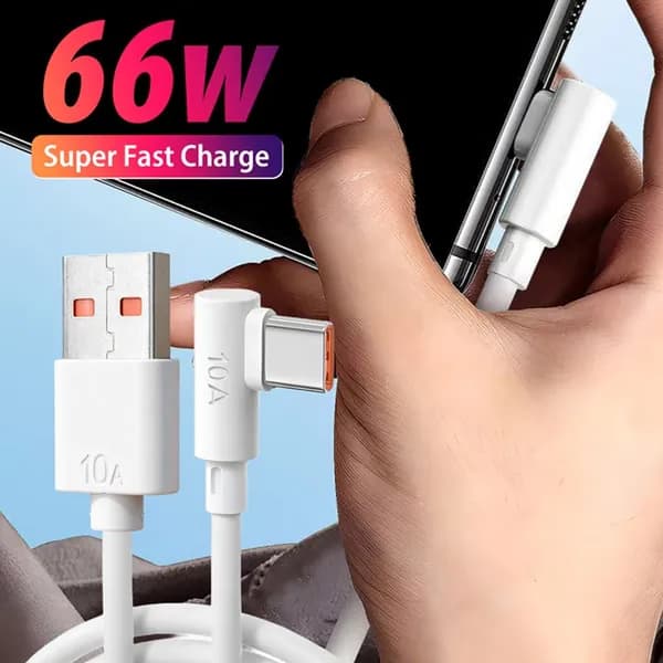Кабель для мобильных устройств USB Type-A/USB Type-C, 1 м, белый