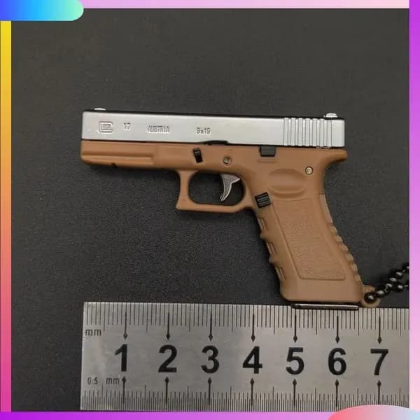 Коллекционный разборный брелок Glock 17 P18C для PUBG, CS GO, Fortnite, APEX