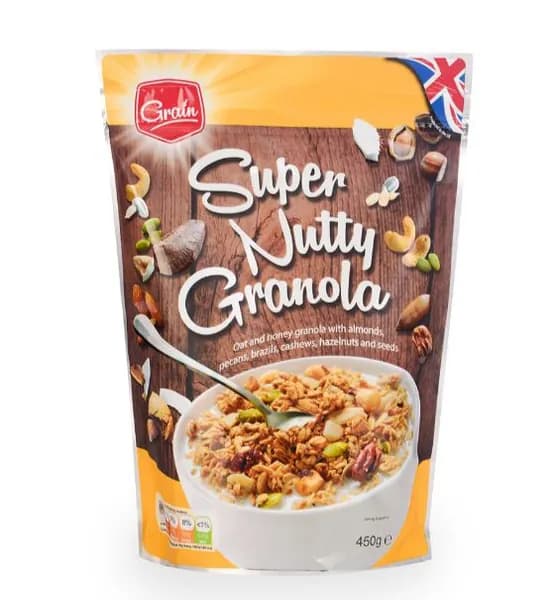 Гранола Grain Ореховое изобилие 450г, Великобритания