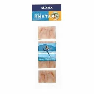 Минтай филе порционное замороженное, Agama, 400 г 2 шт