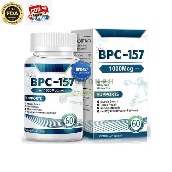 Пептид для заживления ран,желудка,суставов и связок BPC-157 60 caps/ БПС-157 60 капс