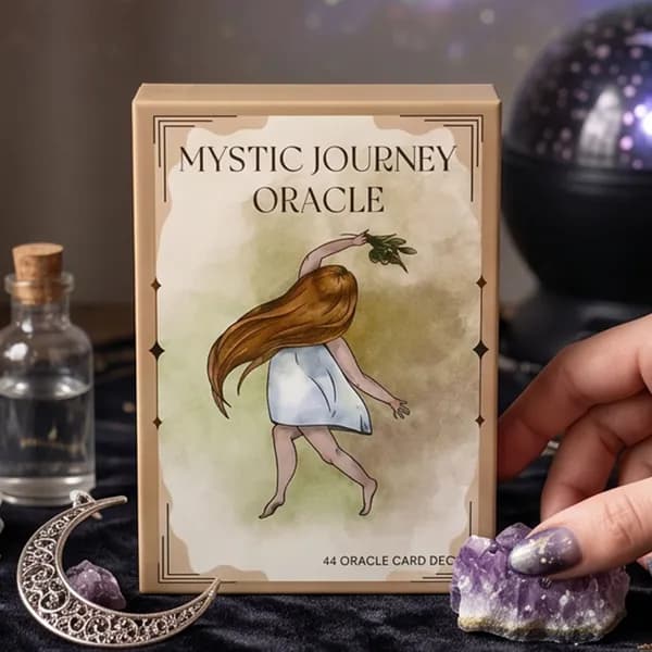 Колода карт Таро и оракул Mystical Path Cards с темой звёздного неба, 78 карт