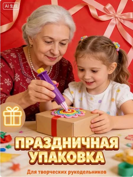 Набор шприцов-экструдеров для лепки из теста и пластилина