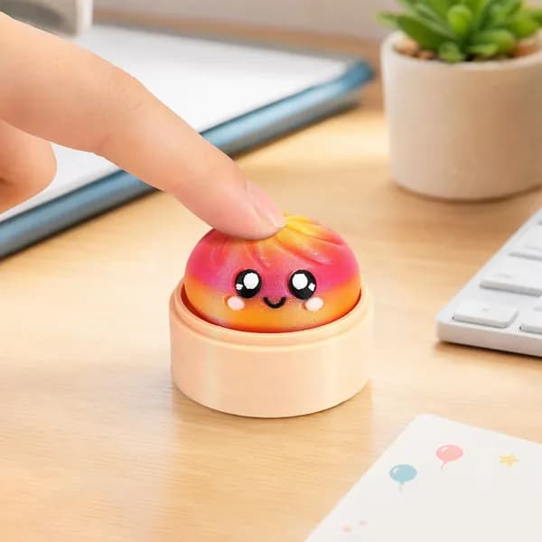 Съедобная игрушка-пресс для пельменей, 3D-печать, 50 мм, снятие стресса