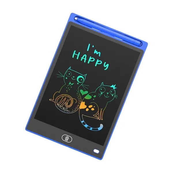 Цветная LCD панель для письма для детей 8.5 дюймов легкая доска для рисования и заметок рукописный ввод, Синий