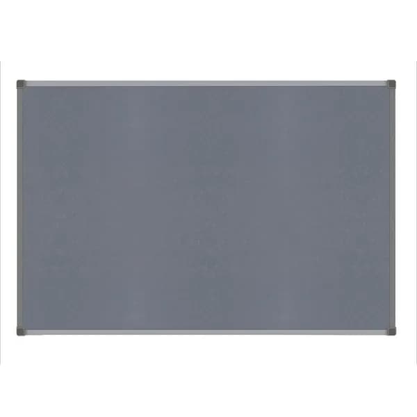 Доска текстильная BoardSYS EcoBoard 60x90 см, алюминиевая рамка, серая