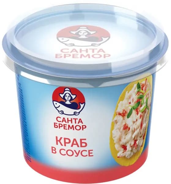 Паста Санта Бремор Краб в сливочном соусе 150г