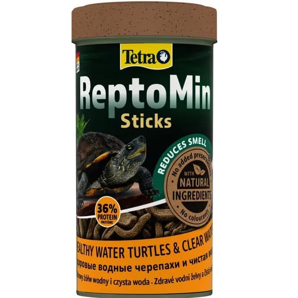 Корм для черепах Tetra ReptoMin Sticks 250мл, гранулы