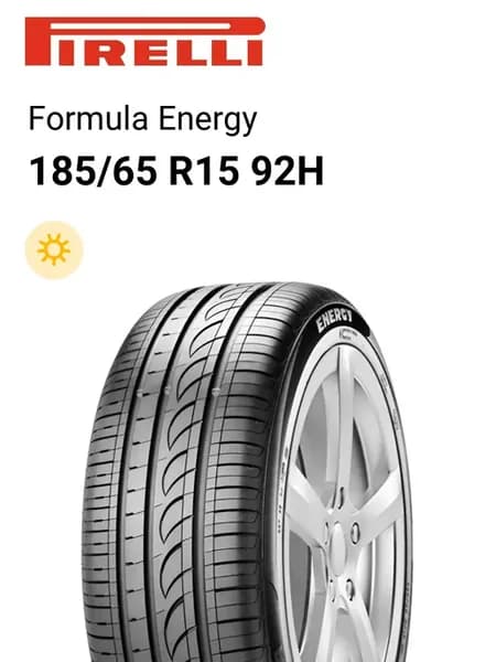 Шины летние 185 65 R15 92H Formula Energy