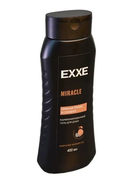 Гель для душа парфюмированный Exxe Miracle Пряная груша и сандал, 400мл