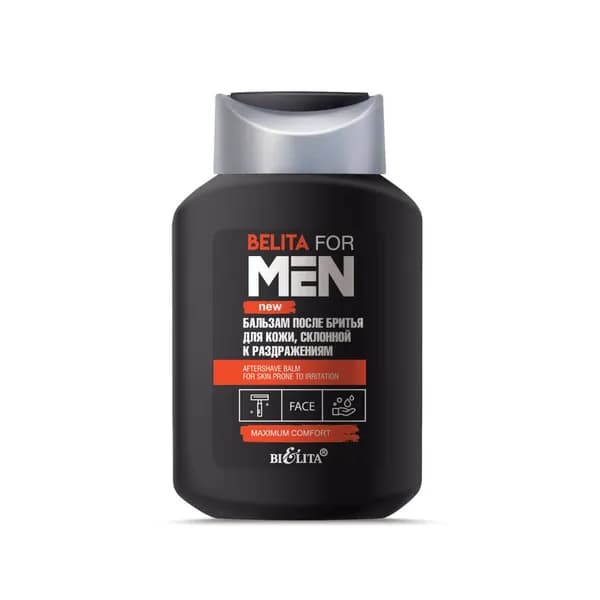 БЕЛИТА For Men Бальзам после бритья для кожи, склонной к раздражениям