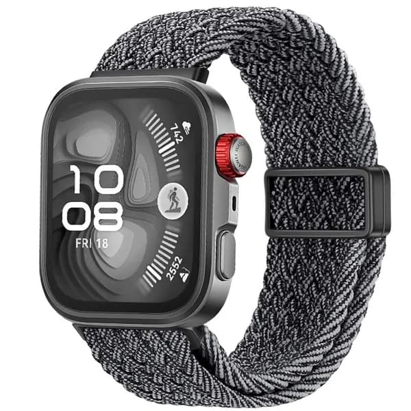 Магнитный нейлоновый ремешок для Huawei Fit3/Fit4/Fit4 Pro, с тканым дизайном для воздухопроницаемости и мягкости, доступен в нескольких цветовых вариантах.