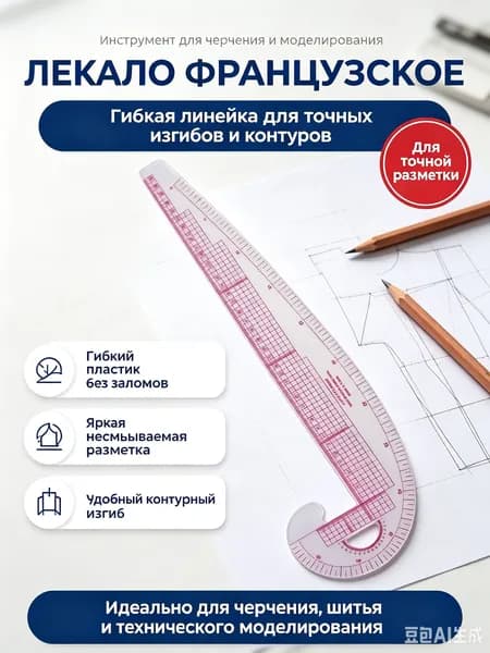 Портновская линейка для шитья, измерительная, гибкая линейка для ткани