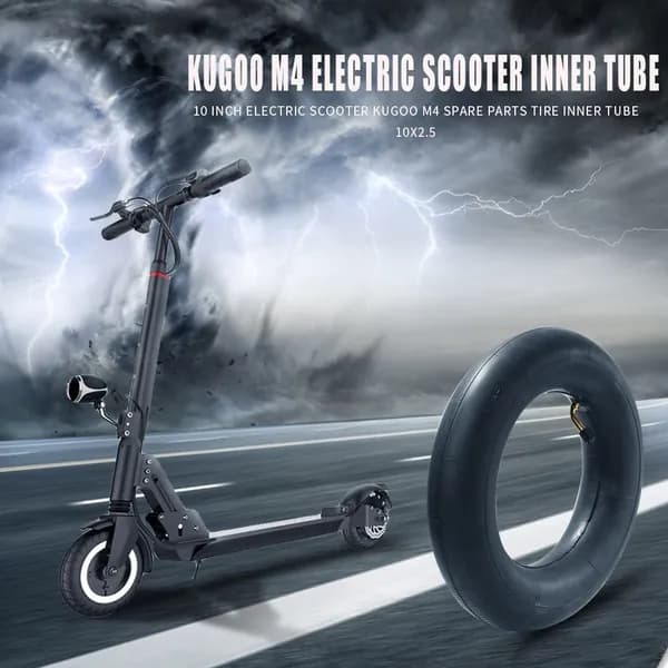 Запасная камера 10 2,5 для Kugoo M4 с изогнутым клапаном