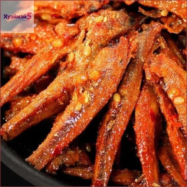 4 упаковки острой рыбки