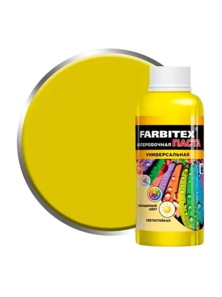 FARBITEX Колер Ярко-жёлтый 100 мл