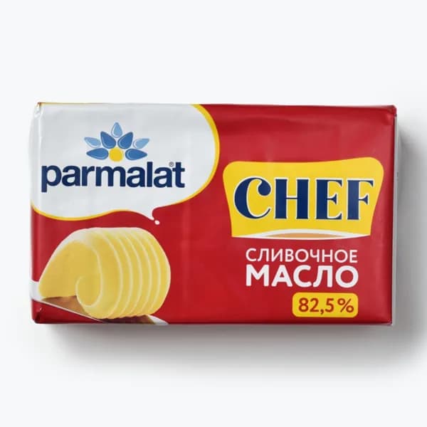 Масло сливочное 82,5% 180 г, Parmalat CHEF
