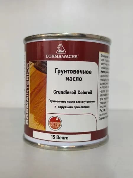 BORMA WACHS Масло для дерева, Масляная, Матовое покрытие, 0.125 л