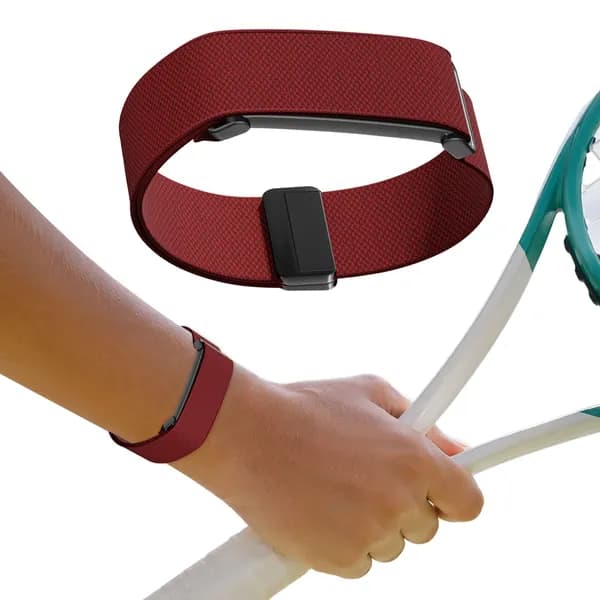 Нейлоновый ремешок для Google Fitbit Air с магнитной застёжкой, цвет винный
